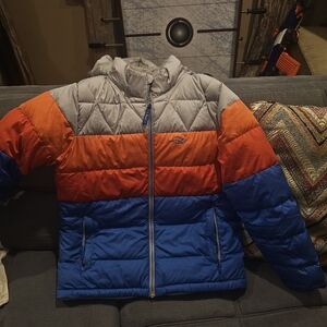 LL BEAN kids Colorblock Puffer Jacket